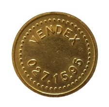 Etats Unis. Token jeton automatique VENDEX distributeur cacahuètes