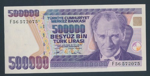 Billets turquie 1993 pick - 1993, pick-no