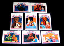 BONNE NUIT LES PETITS NOUNOURS NICOLAS PIMPRENELLE LAYDU 8 CPSM DOUBLE TÉLÉ 1995