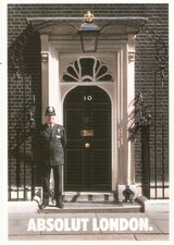 Photo  ("Illustrateur") carte postale Absolut Vodka LONDON / alcool