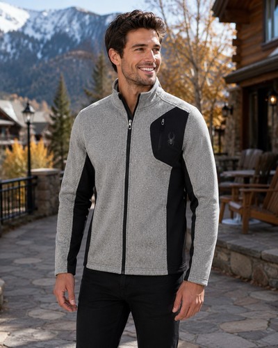 Spyder men gray black - men’s, gray/black