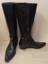 Senog bottes tout cuir int gris / Ext noir - H 38cm - T37 mise 1 fois avec boite