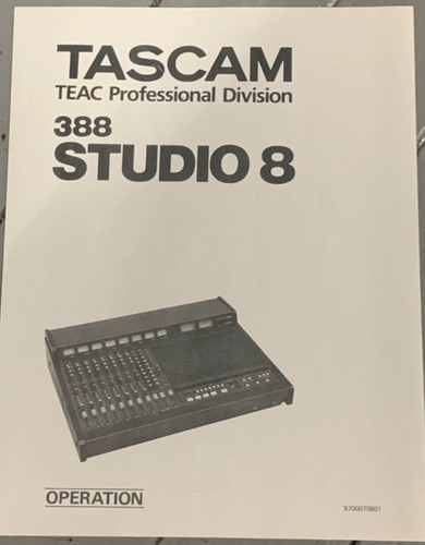 Tascam 388 studio mixer - tascam,