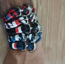 Lot de 5 bracelet corde paracorde Ancre type hope espoir mode