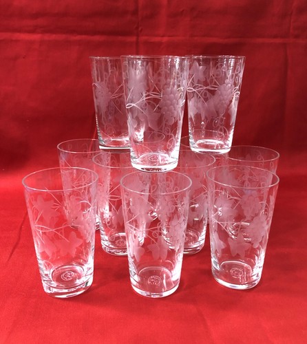 Verres gobelets cristal - 12,