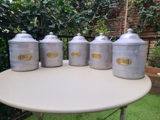 Ensemble de 5 pots anciens en