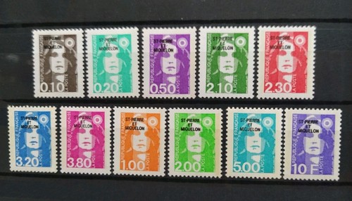 Série timbres marianne - 11,