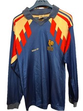 Vintage Maillot Équipe De France 1990 FFF Adidas 14/16 Ans Collector