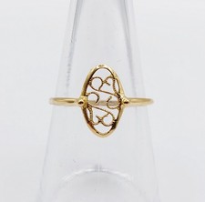 Bague marquise style art