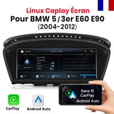 Andriod CarPlay Autoradio Pour BMW 5er CCC E60 E61 E63 E90 E91 Android Auto BT