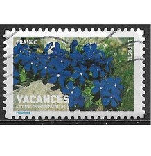 Timbre Oblitéré YT 4039 AA 120 Vacances Bleues Gentiane 2007