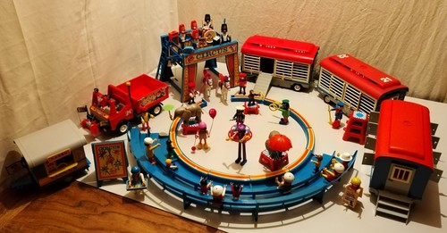 Gros lot playmobil cirque - lot,