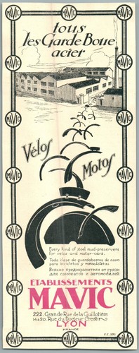 1928 mavic garde boue vélos - 1928,