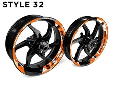 Suzuki Bandit 1200 Moto Jante Drapé Stickers Autocollant Pour 43.2cm Wheels