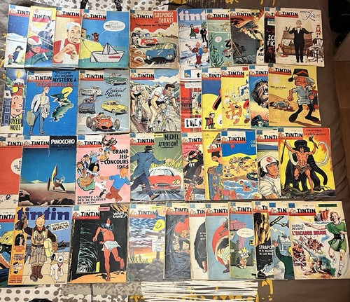 Lot journaux de tintin - 39,