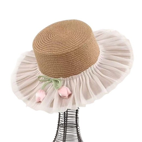 Chapeau paille beige kaki - de,