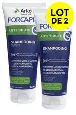 Lot de 2 Arkopharma Forcapil Shampoing Anti-Chute 200 ml