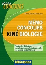 Mémo concours kiné biologie