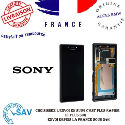 Ecran lcd vitre tactile - lcd, noir