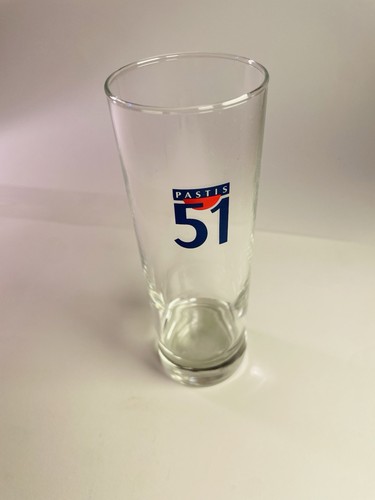 Pastis verre tube avec - 51,