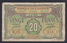 (FR1) Billet Algérie  - 20