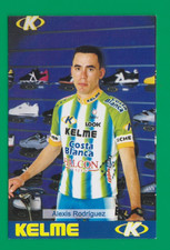 CYCLISME carte cycliste ALEXIS RODRIGUEZ équipe KELME 2001
