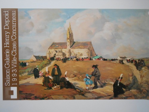 Affiche galerie henry depoid - henry,