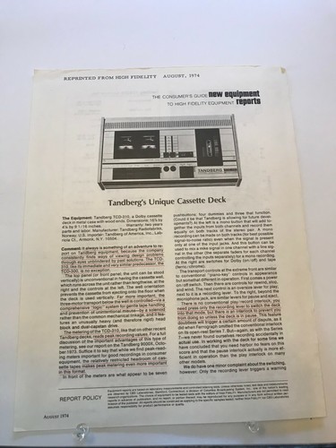 Tandberg tcd310 stereo - tandberg-tcd310,