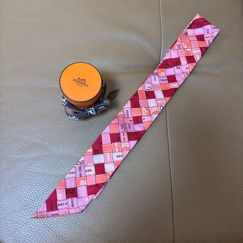 Hermes pink bolduc plaid - pink,