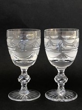 SUBLIME 2 anciens VERRES A VIN