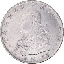 [#845384] Monnaie, Cité du Vatican, John XXIII, 100 Lire, 1960, Roma, SUP, Acier