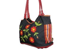 Sac à main péruvien tissu à