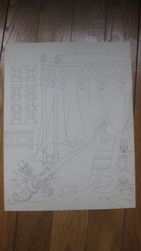 Dessin original albert dubout - dessin,