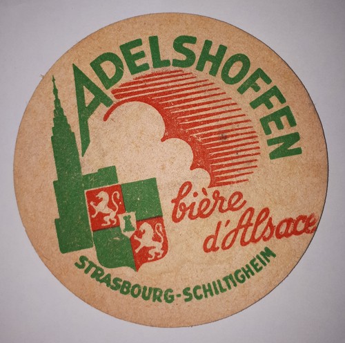 Ancien sous bock adelshoffen - sous-bock,