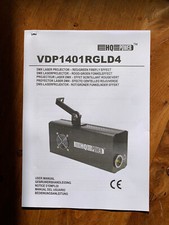 Projecteur laser vert/rouge couleur noire