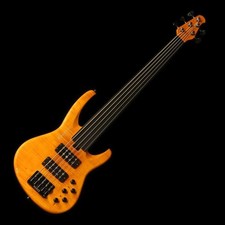 Knooren USED KN5BF-Q Fretless 5-String Electric Bass Figured Maple Body