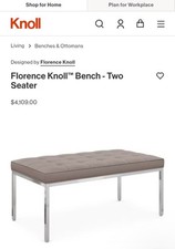 Florence Knoll Bench, Two