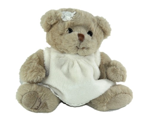 Petit doudou ours beige robe
