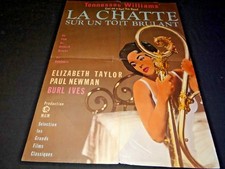 LA CHATTE SUR UN TOIT BRULANT Cat on a Hot Tin Roof affiche cinema ressortie 70