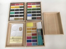 Lot de 48 couleurs aquarelles