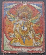 Peinture tsakli thangka - peinture,