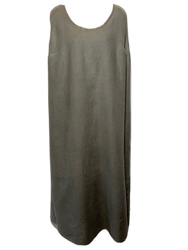 Flax long linen maxi - flax,