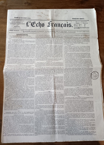 Vieux journal l - journal, l'echo