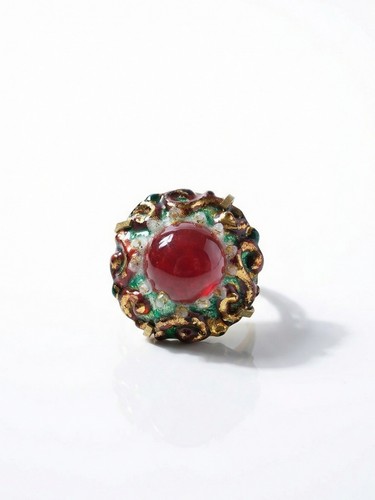 Broche émaux limoges - de,