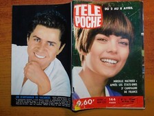ANCIEN TÉLÉ POCHE 1966/3031966 N°12 MATHIEU GRANDE LUCARNE VARTAN / HALLYDAY