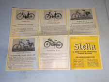 Publicité originale Cycles Vélo STELLA Cyclomoteur Vap Vélomoteur Bobet 1954