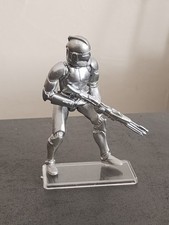 star wars figurine clone trooper silver anniversary 2003 l'attaque des clones