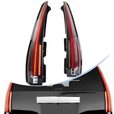 VLAND Feu arrière LED Pour Cadillac Escalade /ESV 2007-2014 rouge clignotant