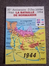 CPM 50 ANNIVERSAIRE CIRCUIT DES PLAGES DU DÉBARQUEMENT