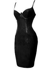 Robe De Soirée Gothique En Vinyle Sexy